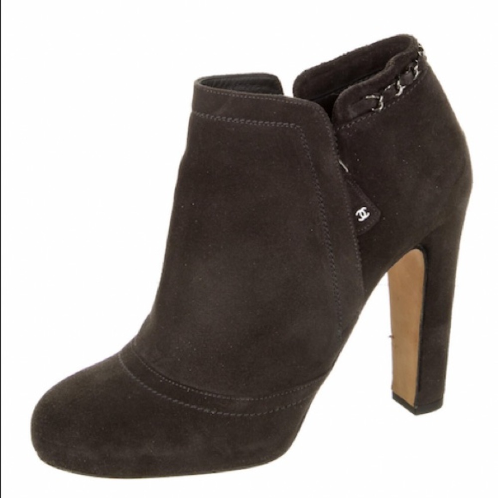Chanel Suede Boots